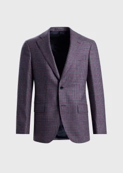 All Year Wool & Cashmere Plaid Jacket