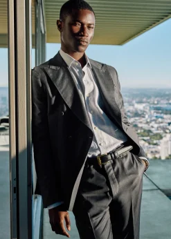 All Year Wool Double Breasted Suit