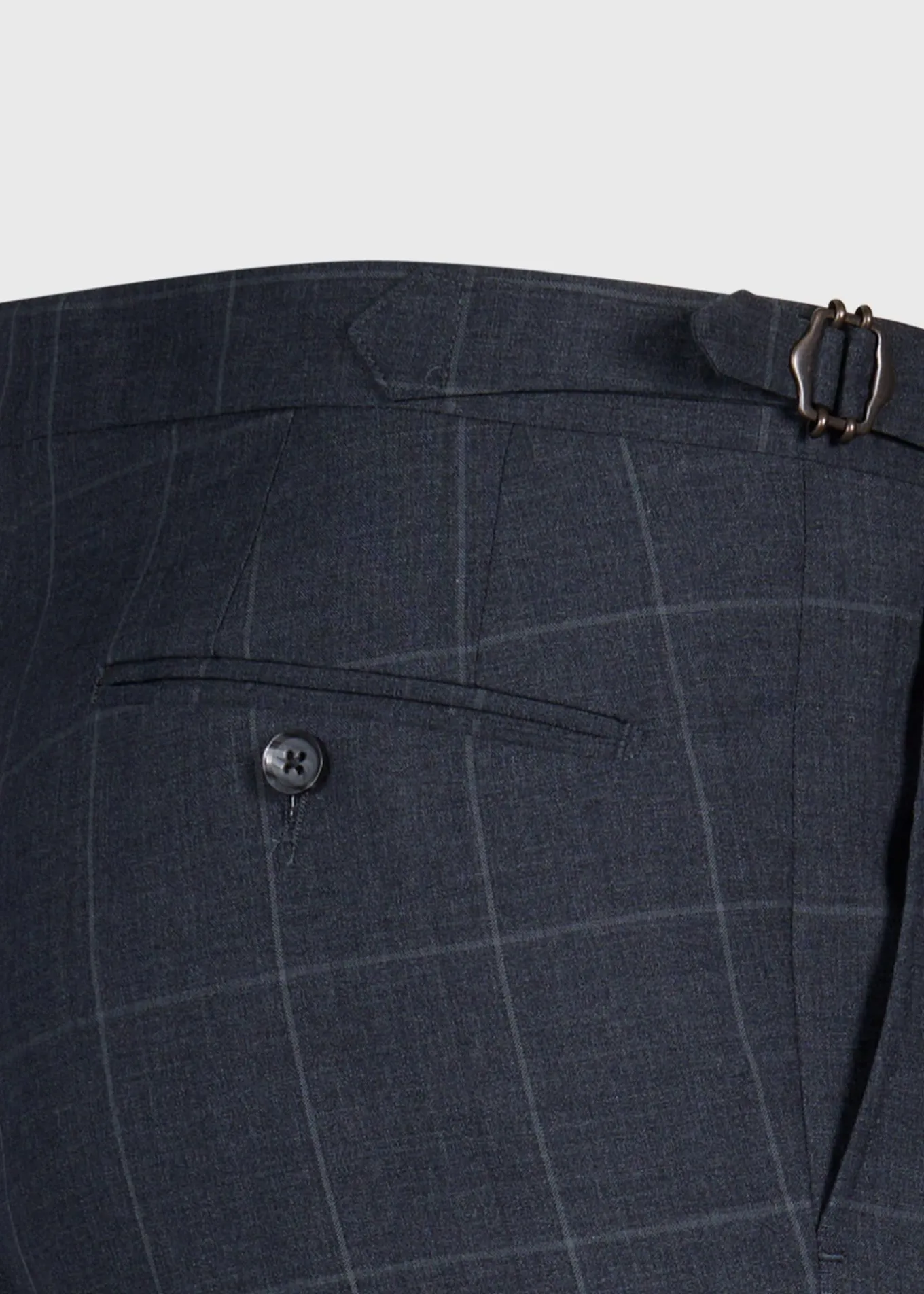 All Year Wool Windowpane Suit