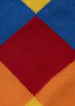 Argyle Crew Sock