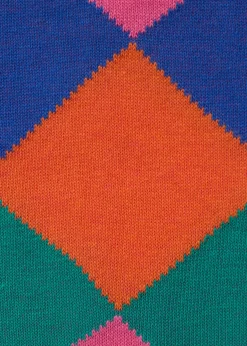 Argyle Crew Sock