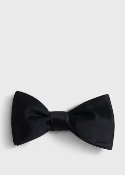 Banded Satin Formal Bow Tie