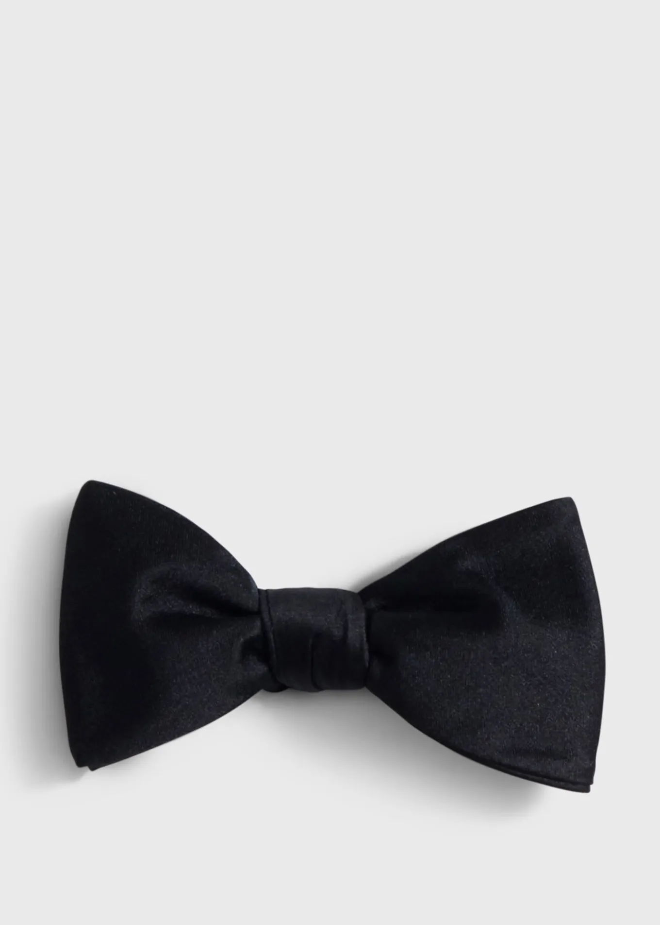 Banded Satin Formal Bow Tie