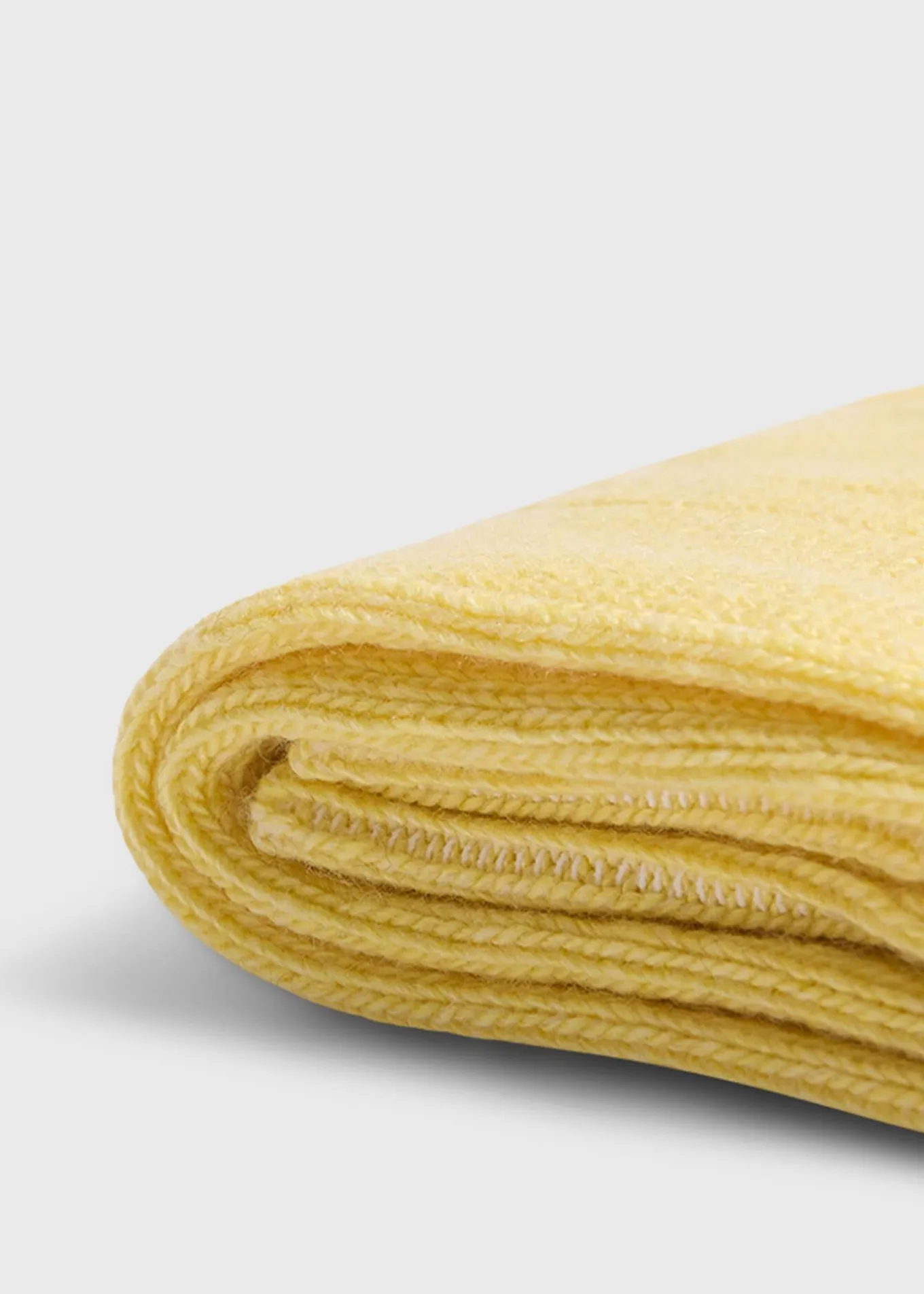 Cashmere Blend Ribbed Sock