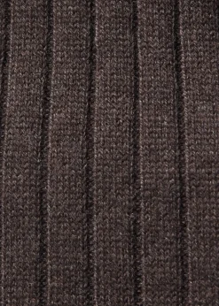 Cashmere Ribbed Sock