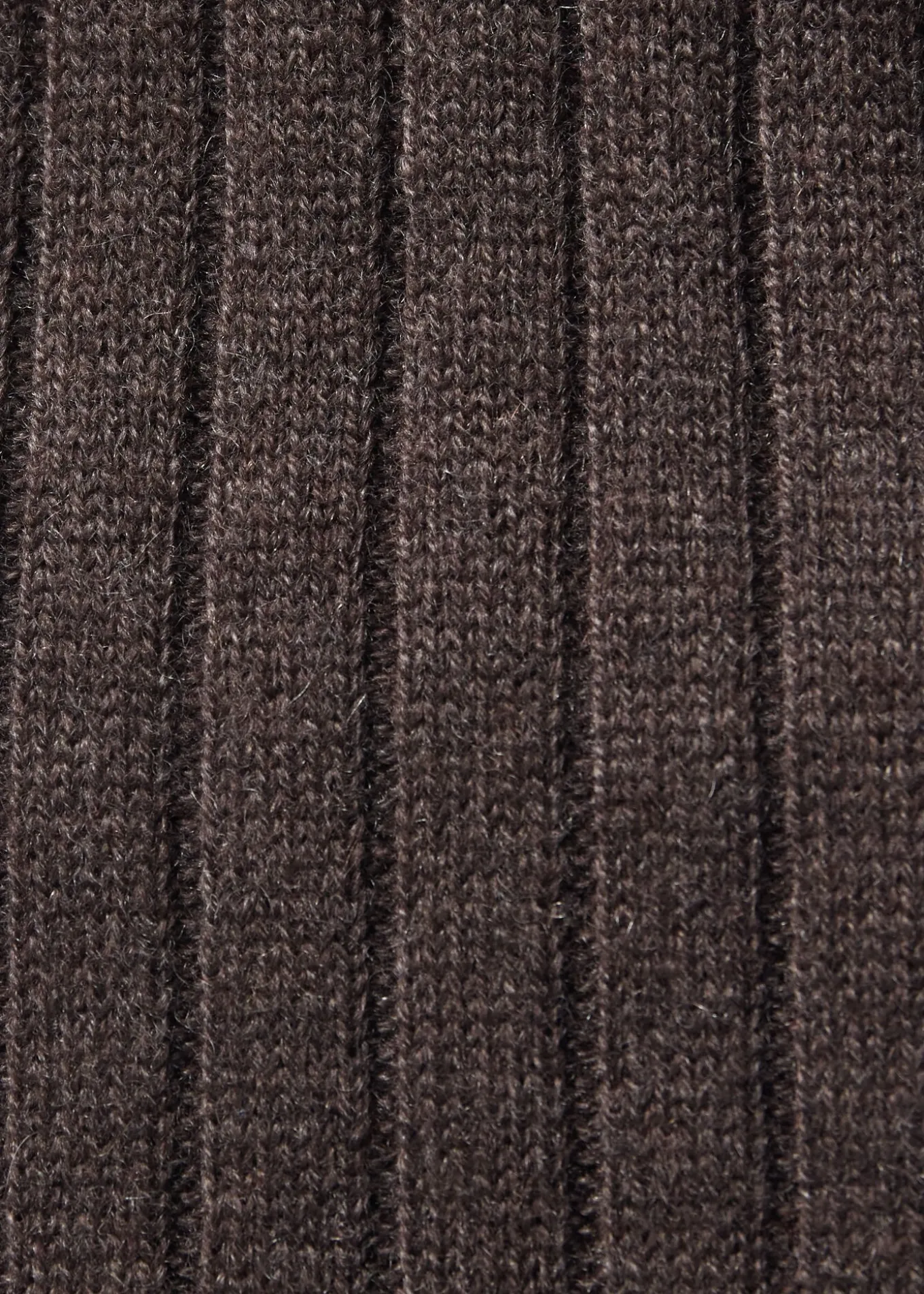 Cashmere Ribbed Sock