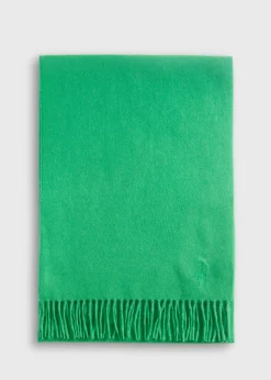 Cashmere Scarf with Man on the Fence Logo