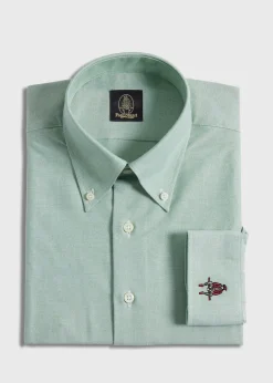 Cotton Oxford Logo Sport Shirt