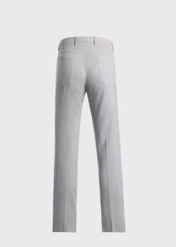 Cotton & Silk Five Pocket Pant