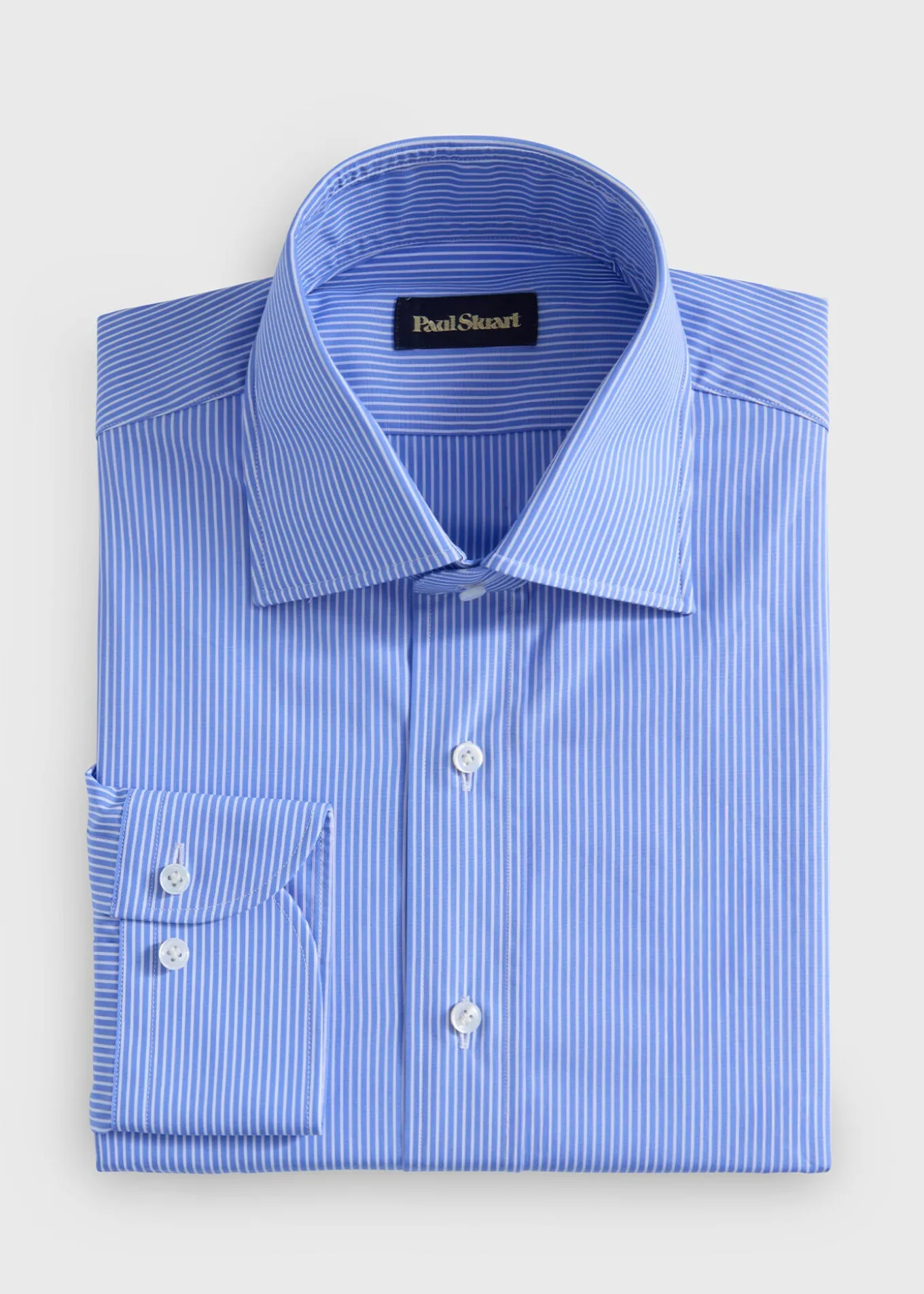 Cotton Stripe Dress Shirt