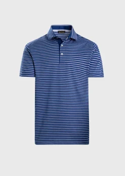 Deco Stripe Performance Polo