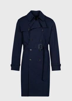 Double Breasted Cotton Trench Coat