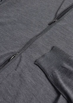 Essential Merino Wool Zip Cardigan