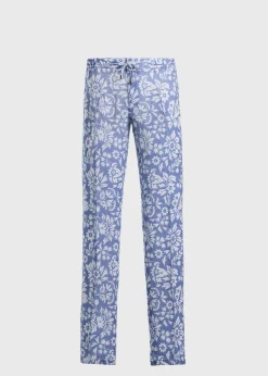 Floral Linen Trouser