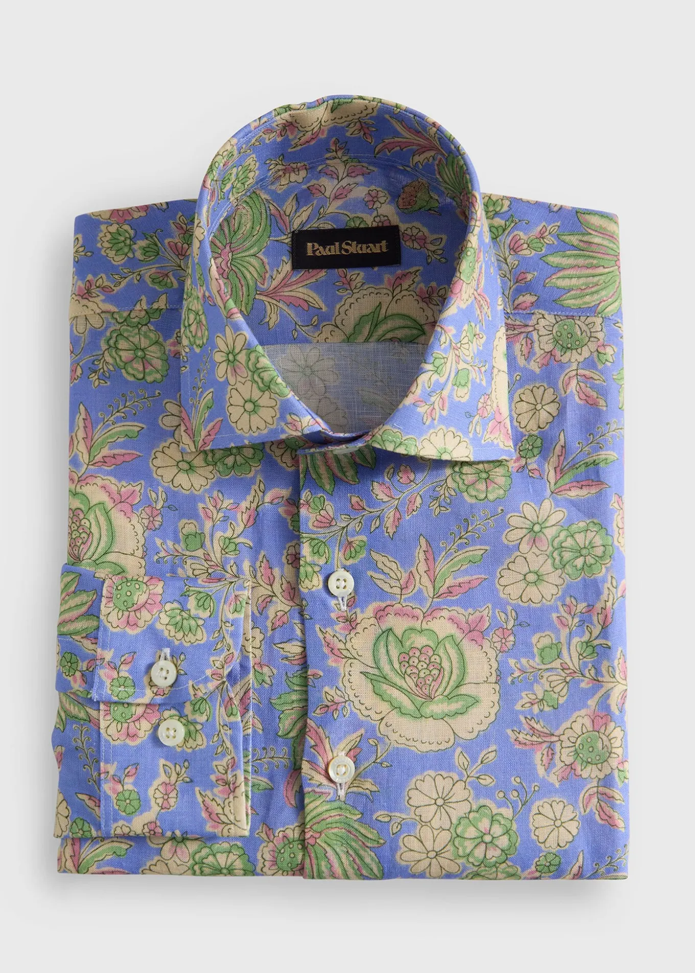 Floral Printed Linen Shirt