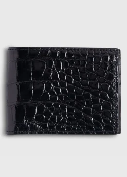 Glazed Alligator Slim Billfold Wallet