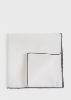 Handkerchief with Contrast Border