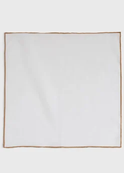 Handkerchief with Contrast Border