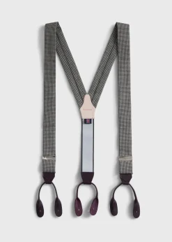 Houndstooth Suspenders