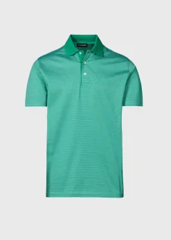 Italian Cotton Micro Stripe Polo