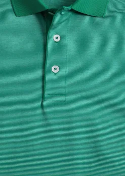Italian Cotton Micro Stripe Polo