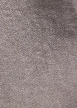 Linen Garment Dyed Trouser