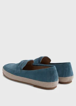 LLoyd Suede Penny Loafer Espadrille