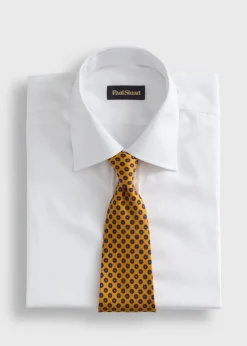 Micro Medallion Printed Silk Tie