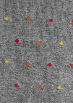 Micro Poka-Dot Crew Sock