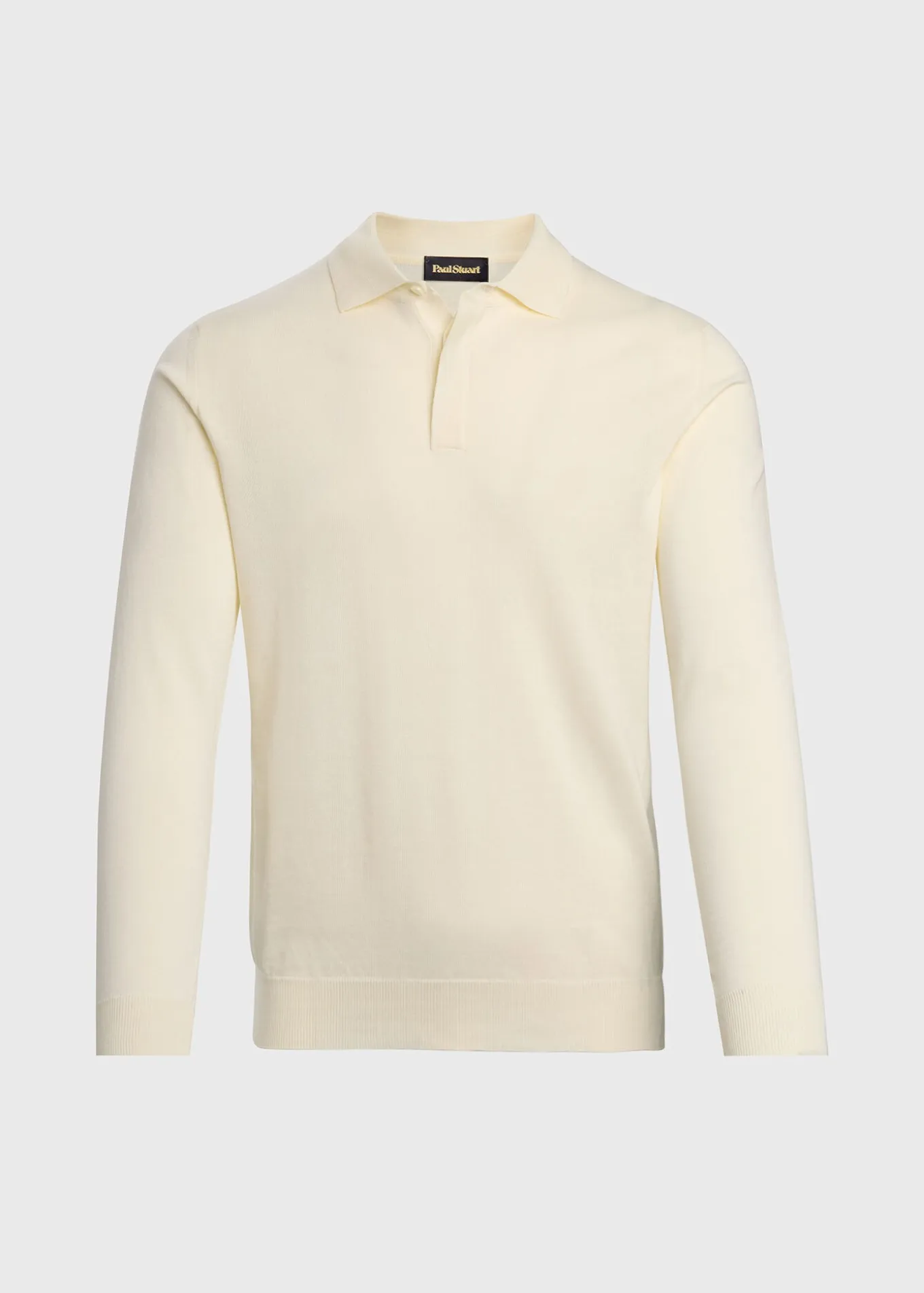 Organic Cotton Long Sleeve Polo