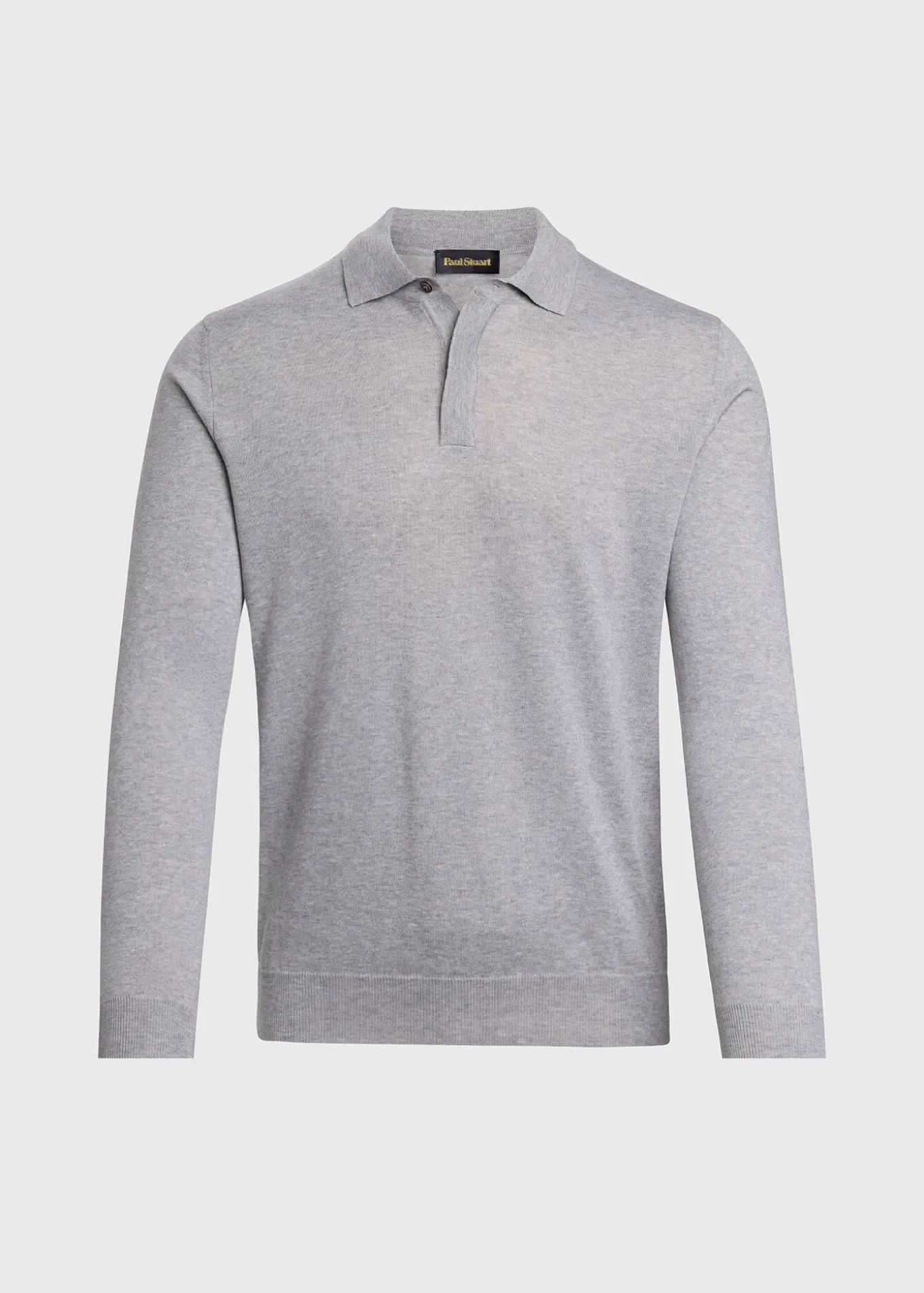 Organic Cotton Long Sleeve Polo