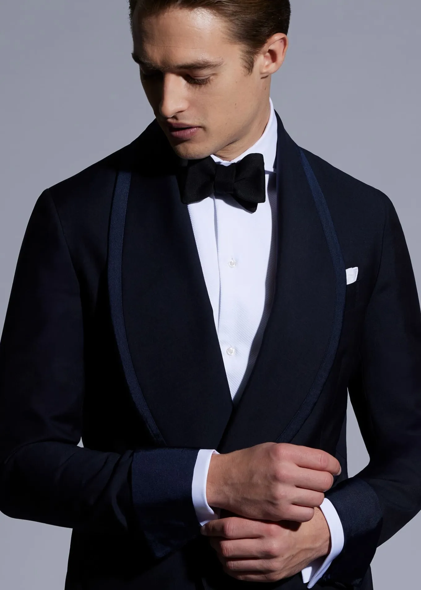Piqué Bib Front Tuxedo Shirt