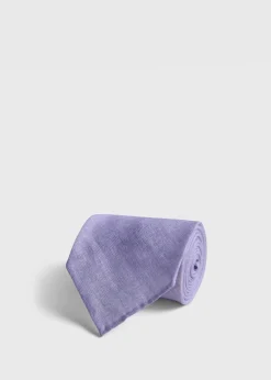 Printed Linen Tie