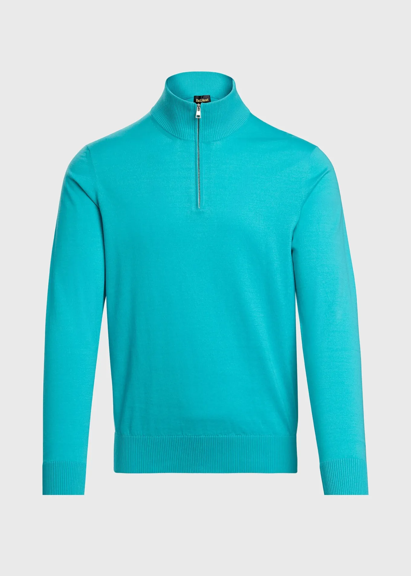 Quarter Zip Cotton Sweater