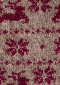 Reindeer & Snowflake Sock