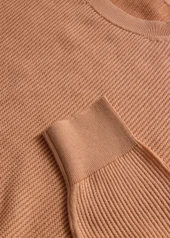 Silk & Cotton Crew Neck