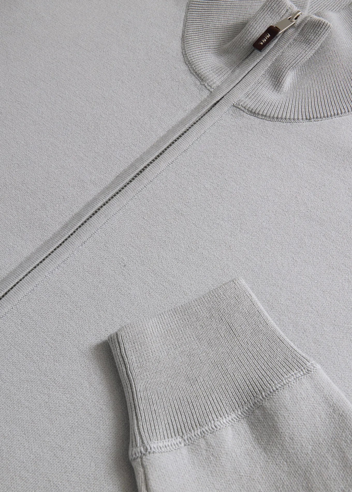 Silk & Cotton Full Zip Cardigan