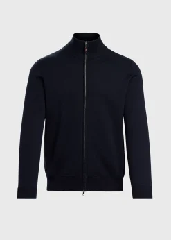 Silk & Cotton Full Zip Cardigan