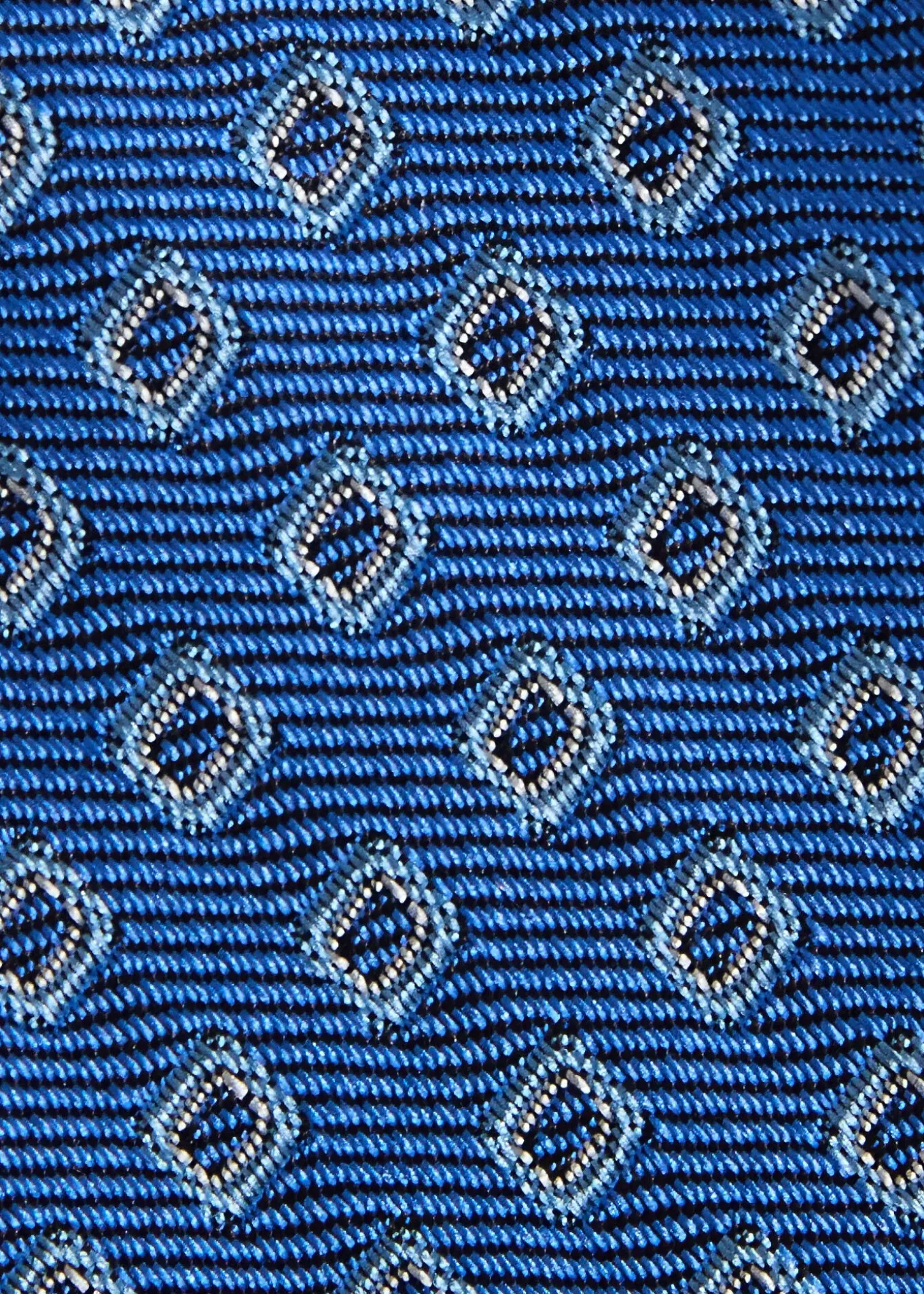 Silk Micro Square Print Tie