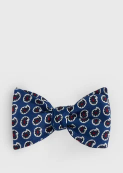Silk Printed Pine Bow Tie