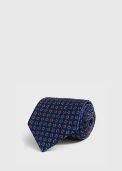 Silk Tile Motif Tie