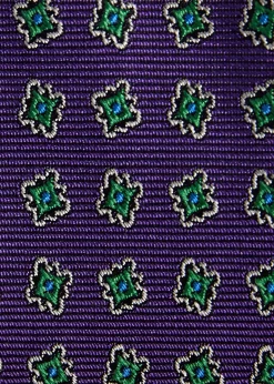 Silk Tile Motif Tie