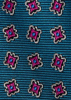 Silk Tile Motif Tie