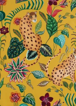 Silk Tropical Print Pocket Square