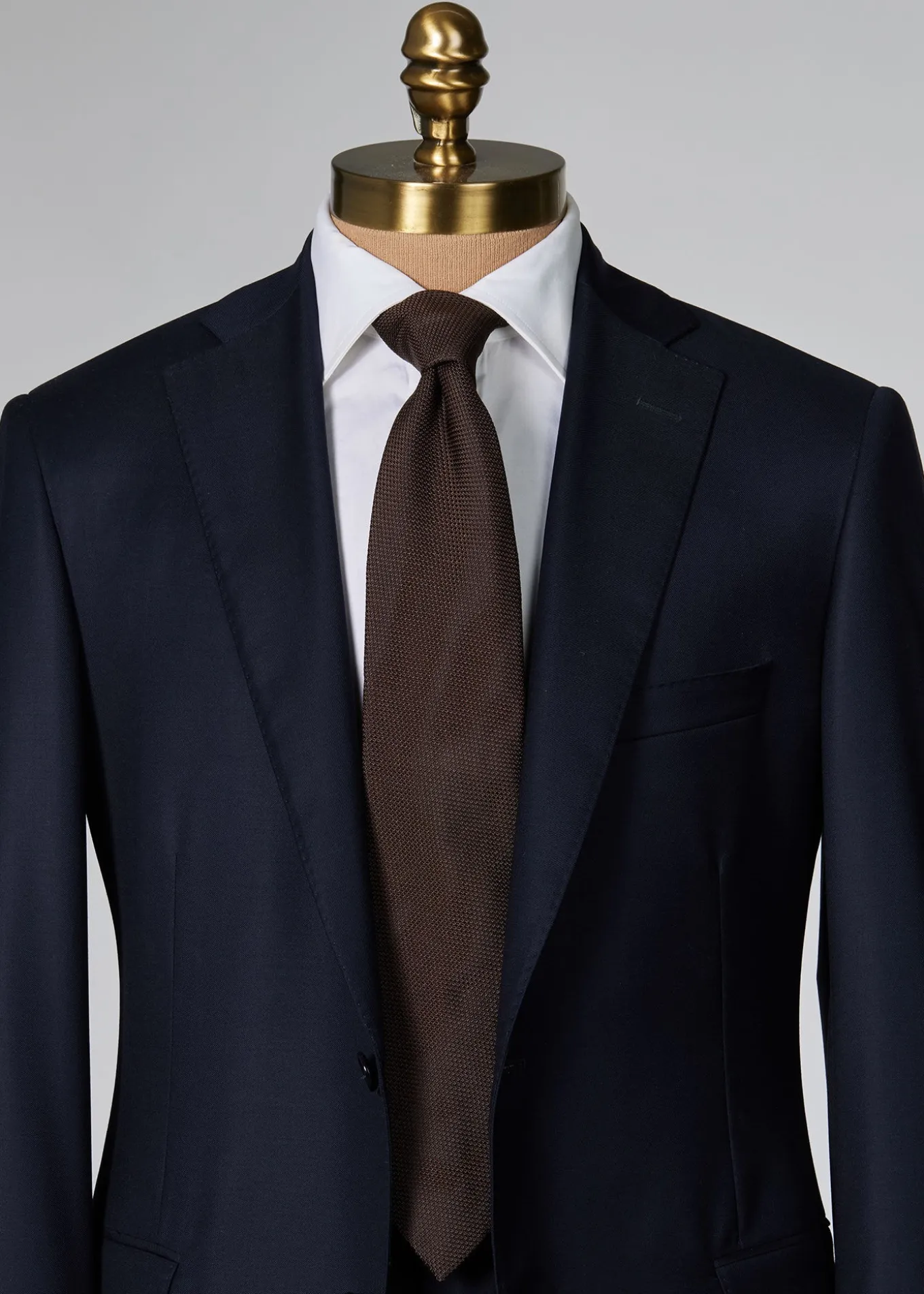 Solid Silk Garza Tie