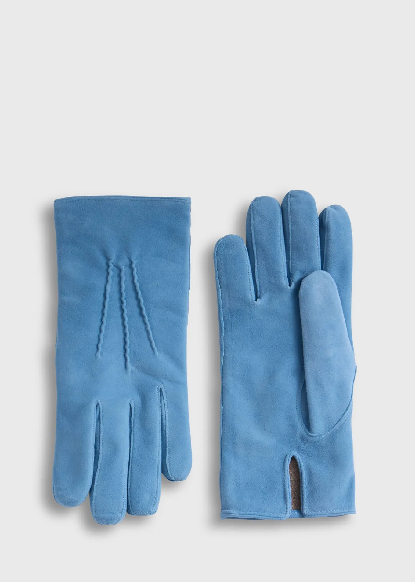 Suede Gloves with Cashmere Lining