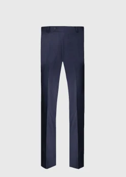 Super 110s Wool Mid Blue Trouser