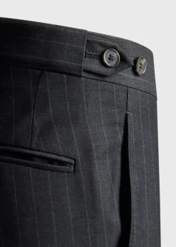 Super 130s Wool Stripe Paul Suit
