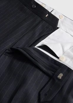 Super 130s Wool Stripe Paul Suit