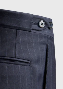Super 130s Wool Stripe Paul Suit